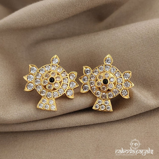 CZ Chakra Studs (Ge6722)