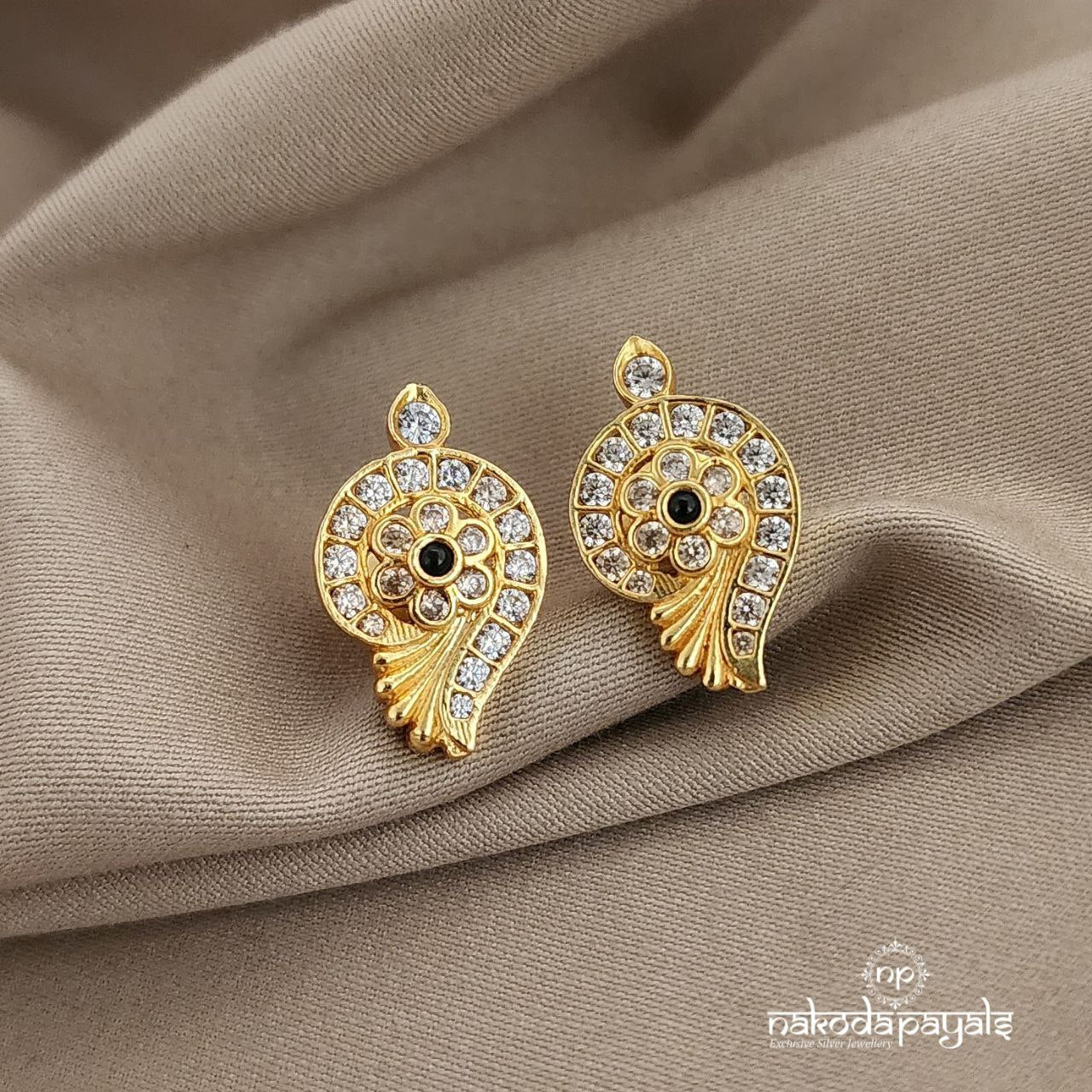 Shankhu Earrings Pair (Ge6719)