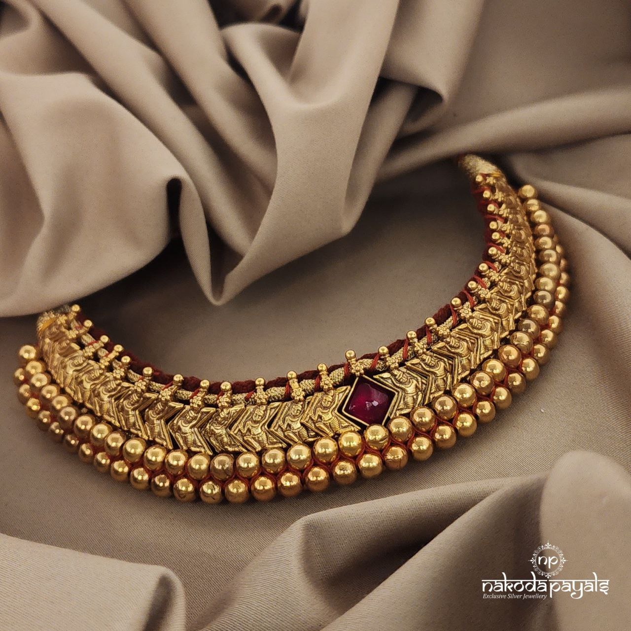 Kemp Cube Tushi Neckpiece (Gn6752)