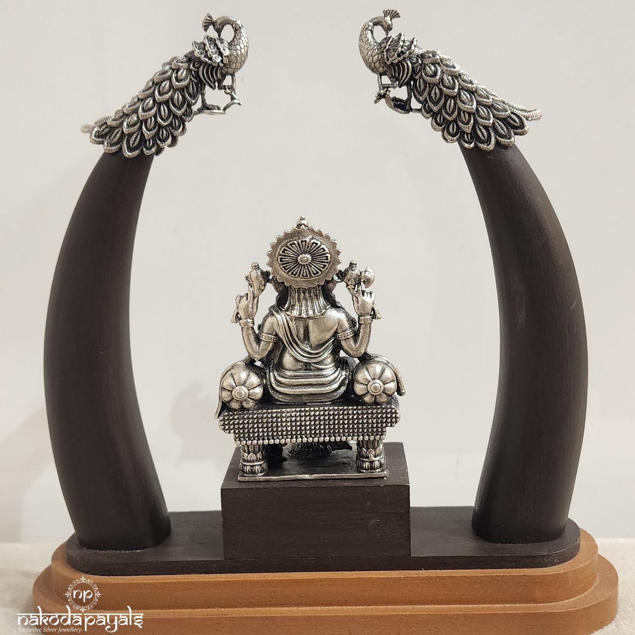 Ganesha Idol with Wooden Frame (A0817)