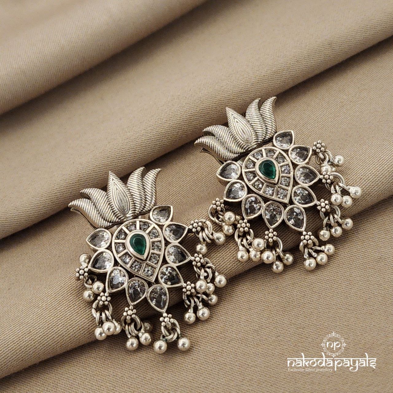 Lotus Blossom Elegance Earrings (S8779)