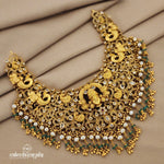 Broad And Heavy Venkateshwara Neckpiece (Gn6797)