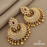 Golden Blossom Traditional Earrings (Ge6868)