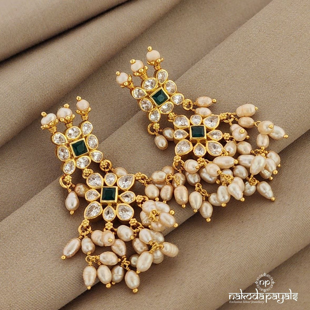 Verdant Majesty Guttapusalu Earrings (Ge6874)