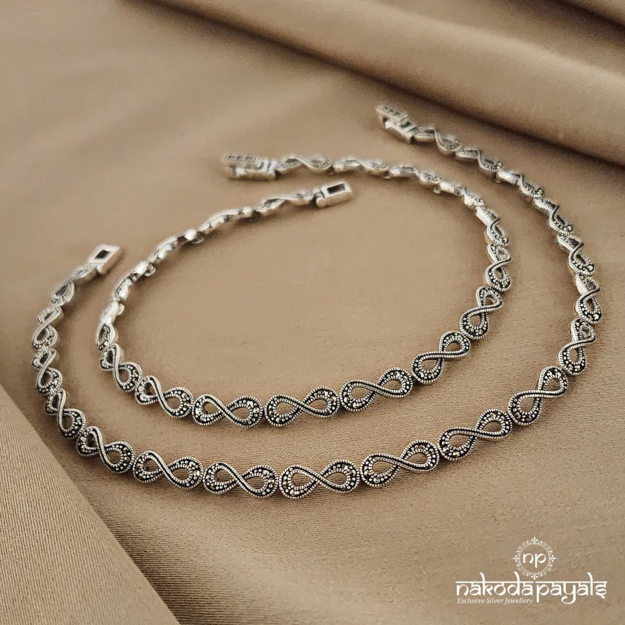 Eternal Marcasite Anklets (A4887)