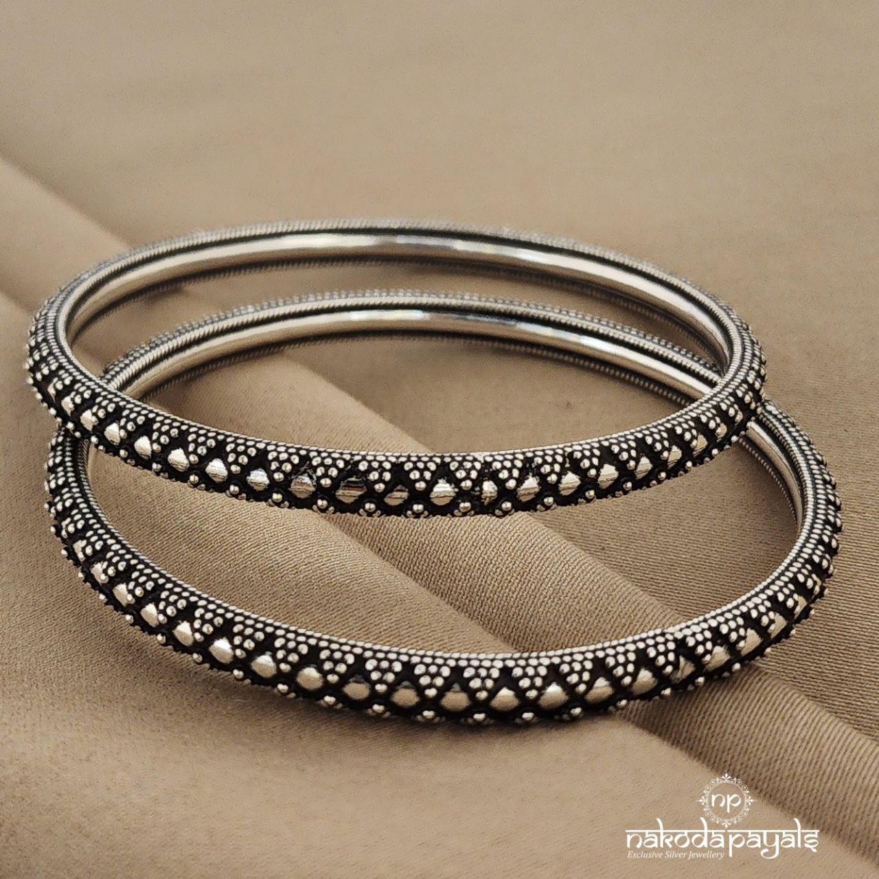 Super Carved Bangle Pair(4347)