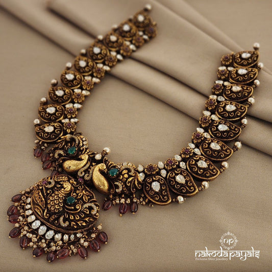 Nakashi Mango Worked Moissanite Long Neckpiece (Gn6861)