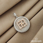 Spinning Square Hip Hop Pendant (P2106)