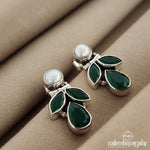 Pearled Leafy Studs (S8879)