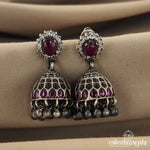 Marvelous Kempu Jhumka (J5288)