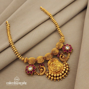 Mahalakshmi Kundan Short Neckpiece (Gn918)