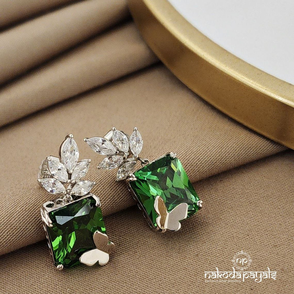 Greeny Leafy Earrings (St2294)