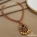 Beautiful Ruby Short Neckpiece (Gn946)