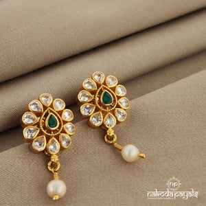 Floral Drop Studs (Ge6992)