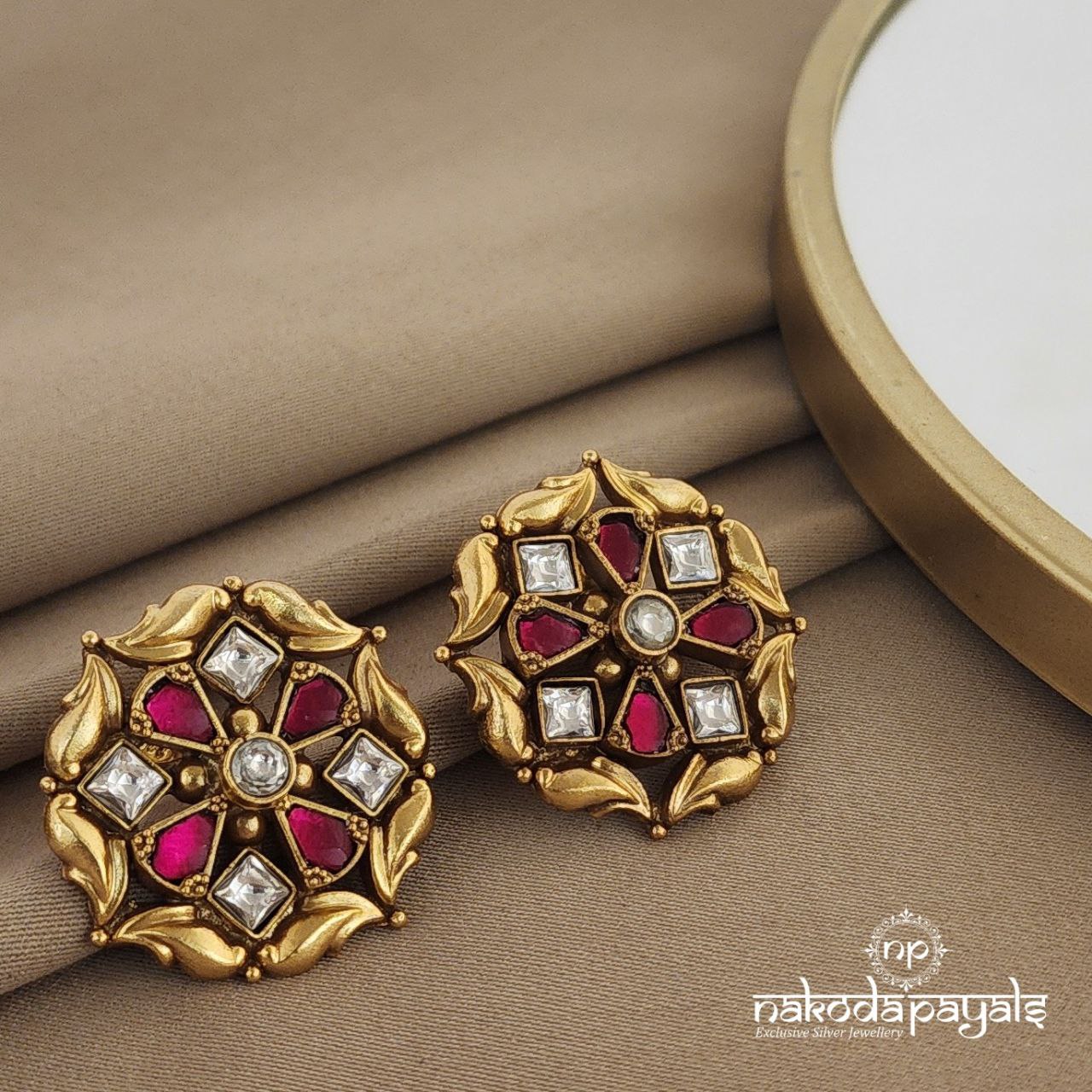 Kundan Studs (Ge7074)