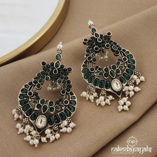 Gorgeous Greeny Chandbali (C8846)
