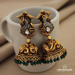 Gorgeous Peacock Jhumka (Ge7094)