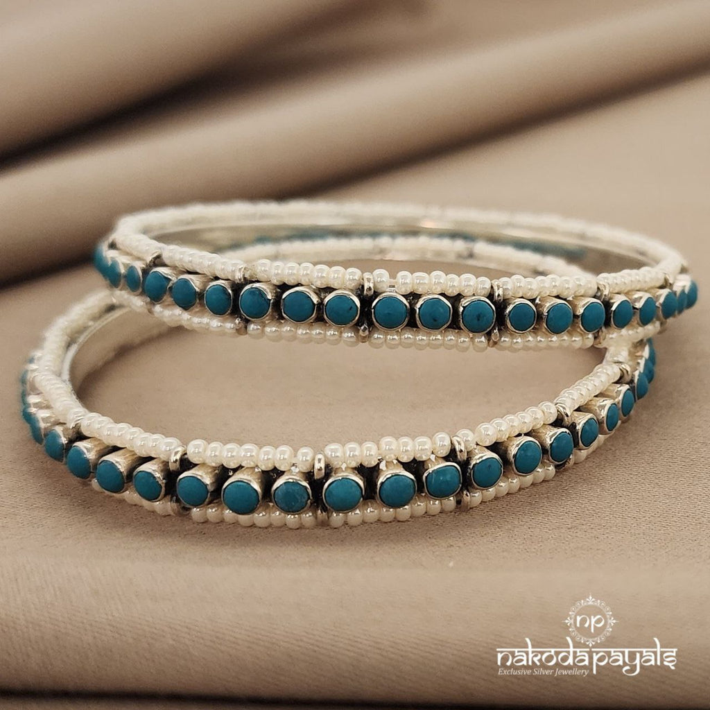 Turquoise Bangle Pair (K4410)