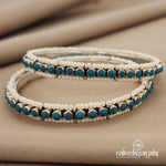 Turquoise Bangle Pair (K4410)