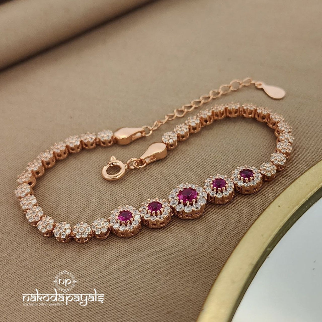 Gorgeous Floral Rosegold Bracelet (Br1400)