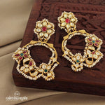 Floral Kundan Chandbali (Ge7193)