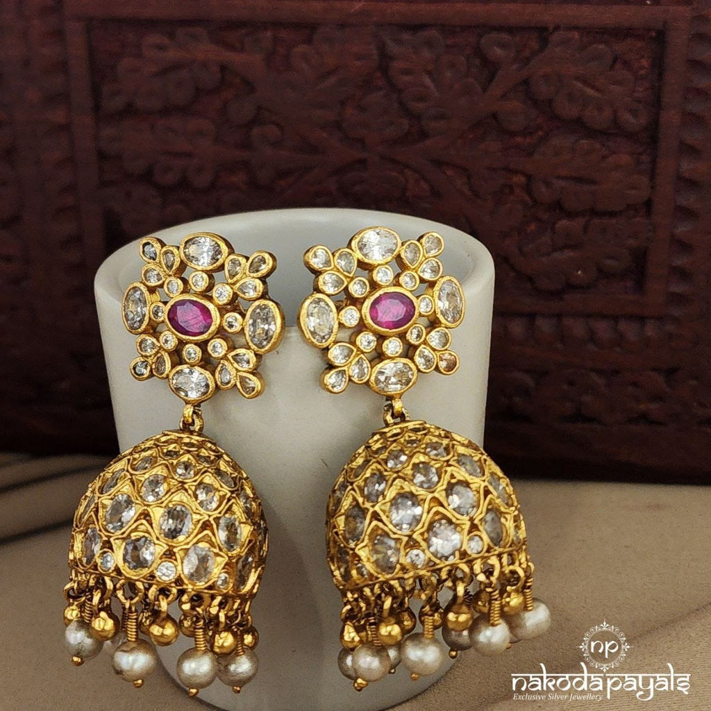 Gorgeous Floral Jhumka (Ge7157)