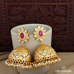 Floral Polki Jhumka (Ge7150)