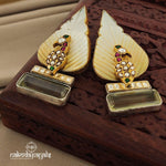 Mother of Pearl with Kundan Dual Tone Chandbali (DT1031)