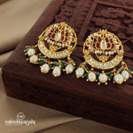 Lotus Kundan studs (Ge7175)