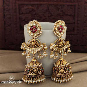 Gorgeous Kundan Jhumka (Ge7183)