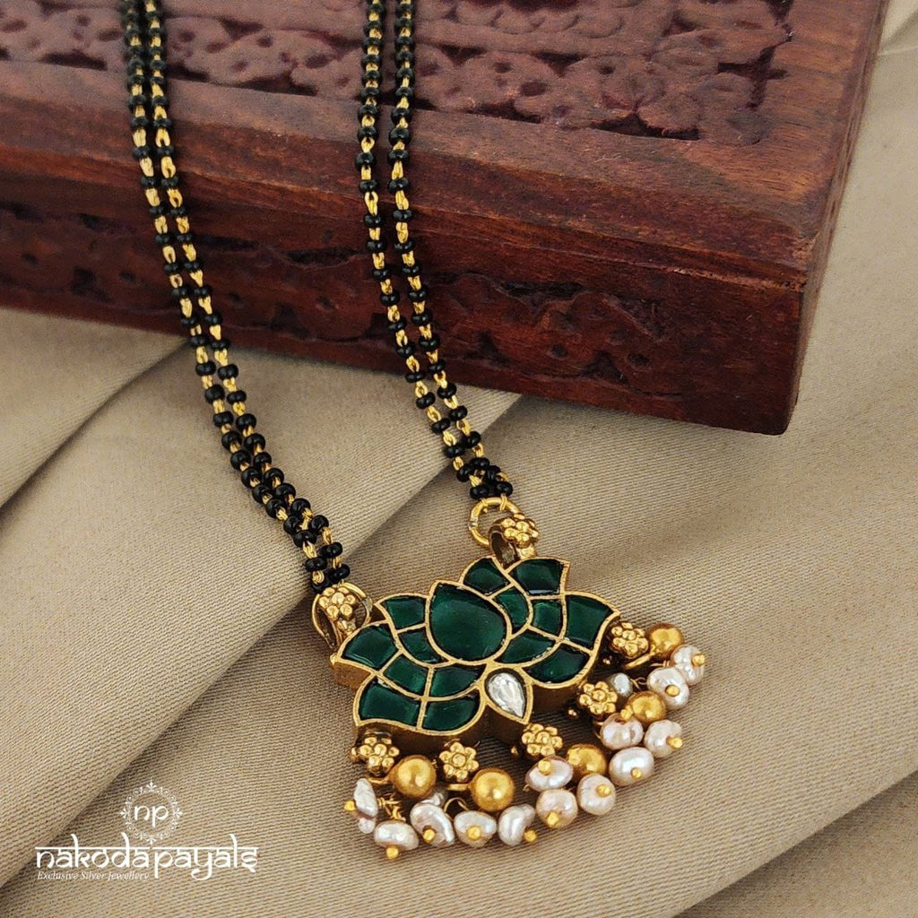 Greeny Lotus mangalsutra (GS0443)