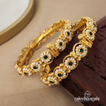 Greeny Floral Openable Screw Kada Pair (2.2) (Gk2487)