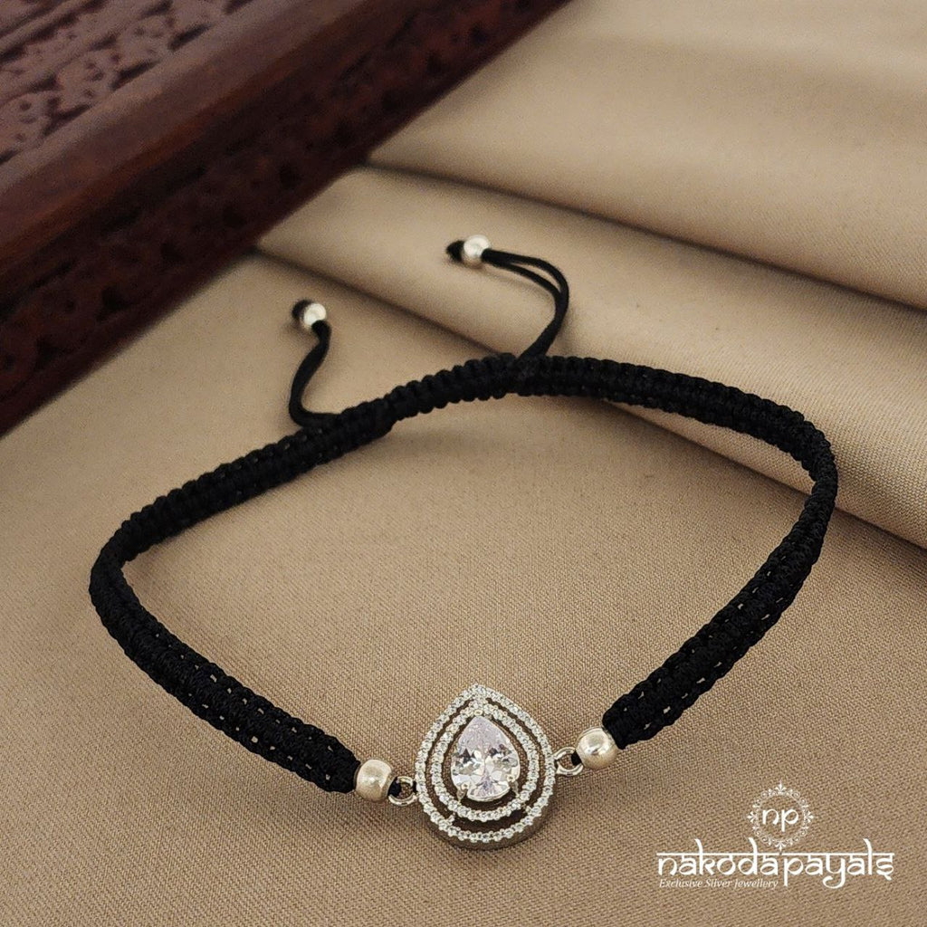 Shimmering Drop Nazariya Thread Anklet (NZ0629)