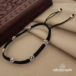 Floral Nazariya Thread Anklet (NZ0631)