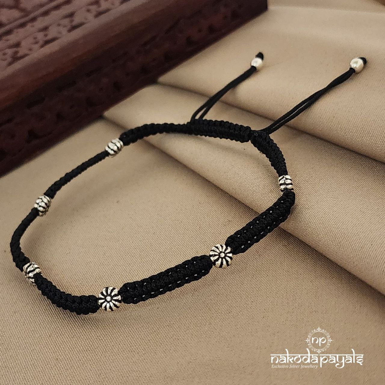 Sunflower Nazariya Thread Anklet (NZ0636)