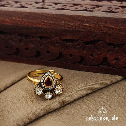 Moissanite Finger Ring (F2297)