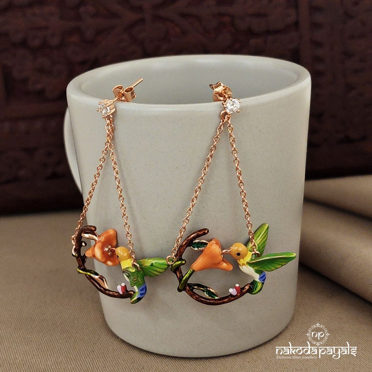 Fantasy HummingBird Earrings (St2307)