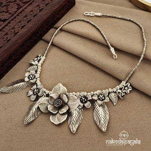 Floral Tribal Short Neckpiece (N9311)