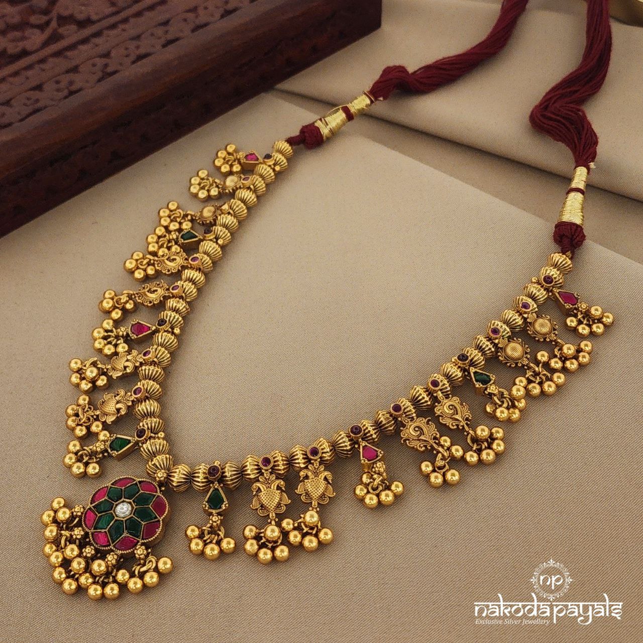 Saaj Kundan Short Neckpiece (Gn1094)