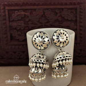 Oxidised Double Jhumka (J5408)