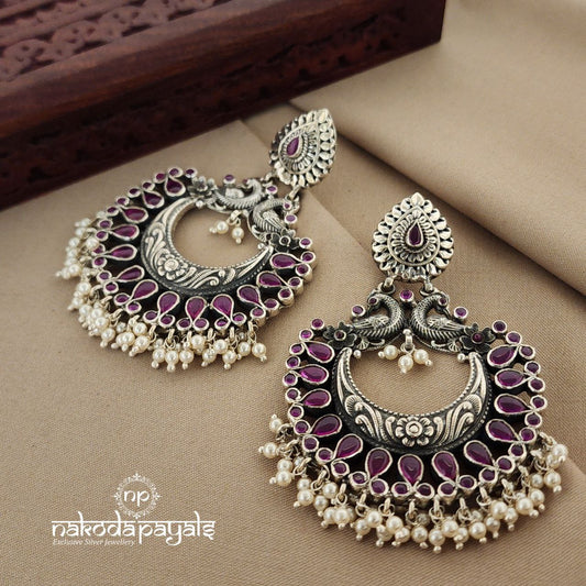 Duo Peacock Chandbali (C8934)