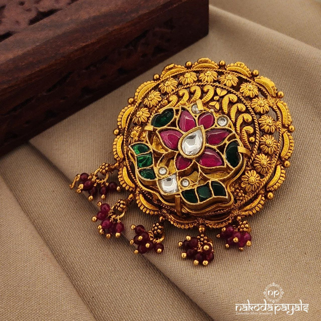 Lotus Kundan Pendant (Gp1658)