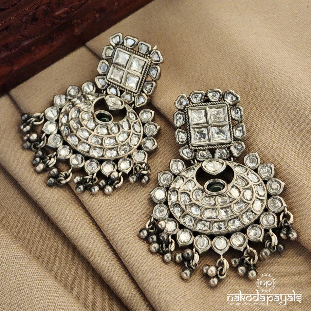 Gorgeous Polki Chandbali (C8973)