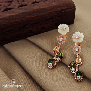 MOP Floral Earrings (St2357)