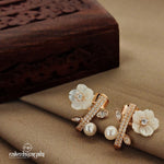 Gorgeous MOP Rosegold Earrings (St2354)