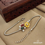 Yellow MOP Floral Bracelet (Br1430)