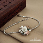 Floral with Butterfly Bracelet (Br1433)