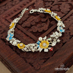 Gorgeous Floral Fantasy MOP Bracelet (Br1447)