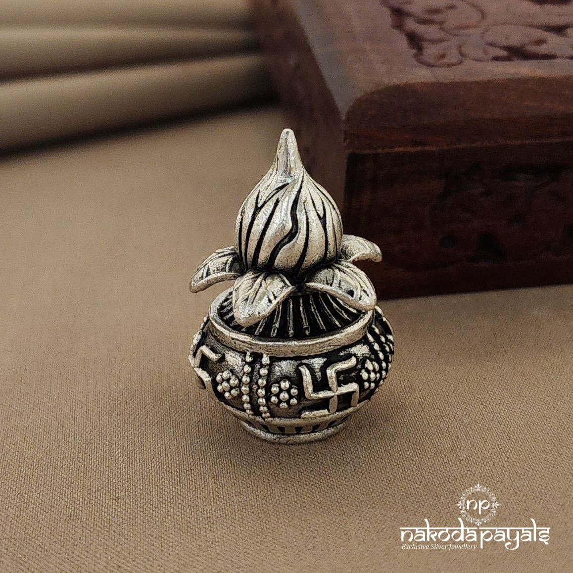 Oxidised Silver Kalash (Aa0928)