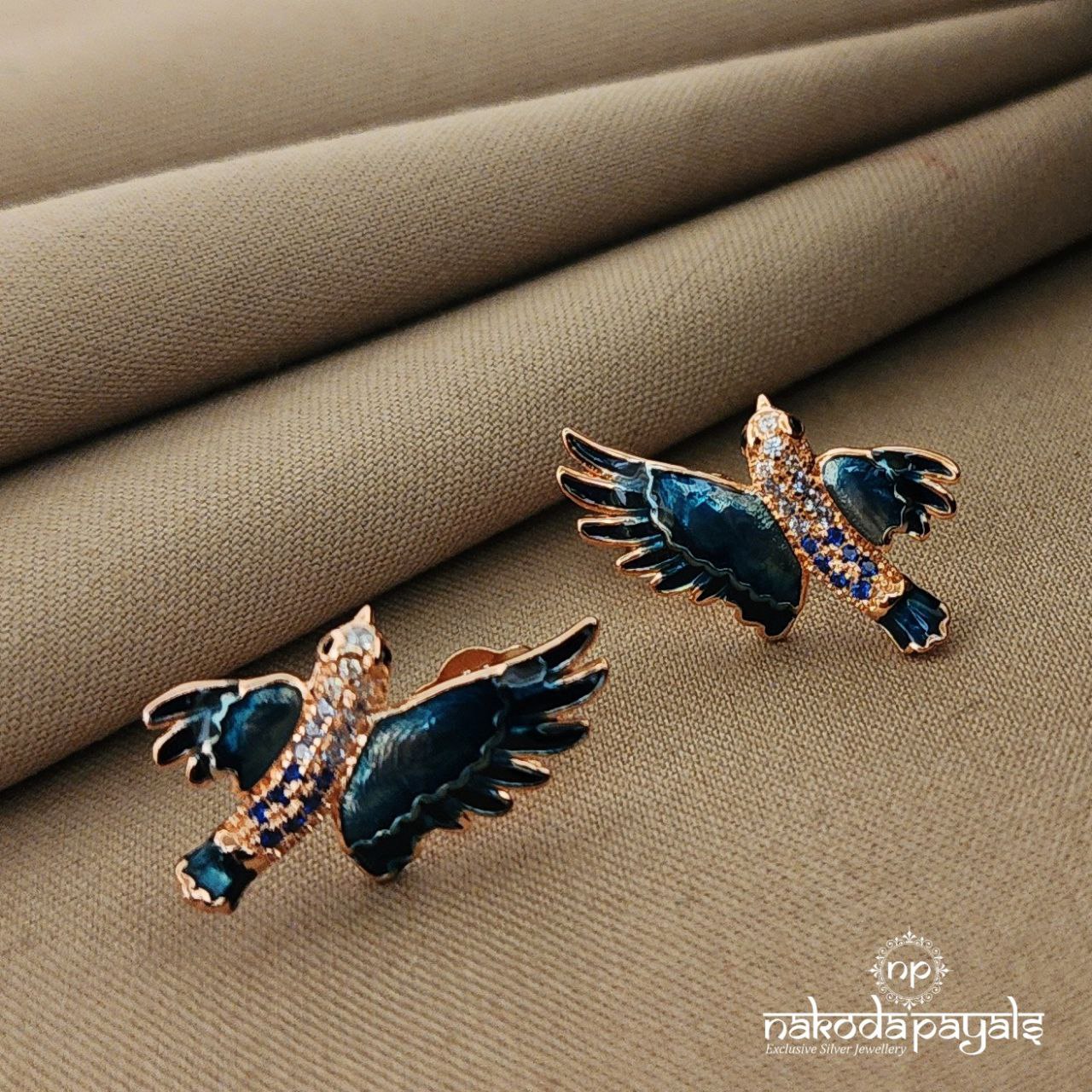 Bird Rosegold Earrings (St2395)